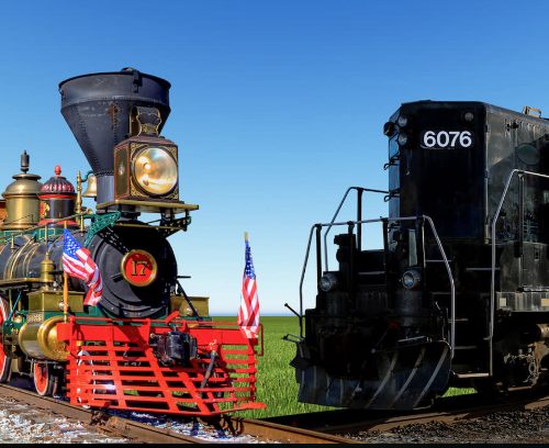 Steam engines in New Freedom, PA