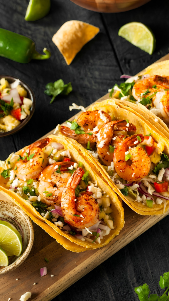 shrimp tacos
